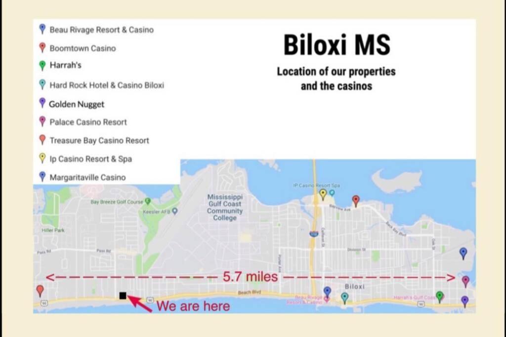 Seaside Gem Lägenhet Biloxi Exteriör bild